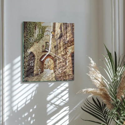 Square wall clock Avenue