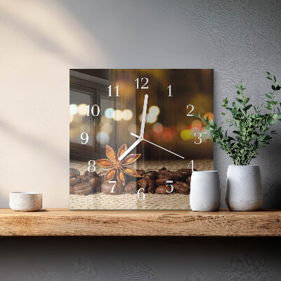 Square wall clock Anise