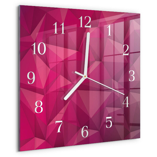 Square wall clock Abstraction