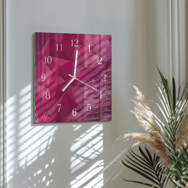 Square wall clock Abstraction