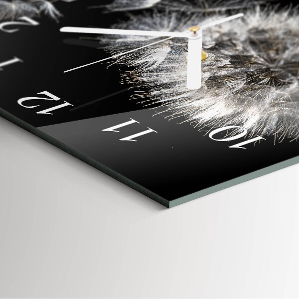 Square wall clock Dandelion