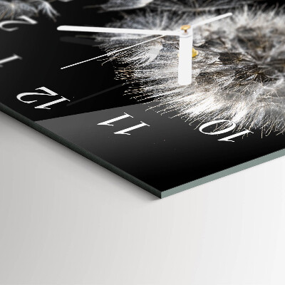 Square wall clock Dandelion