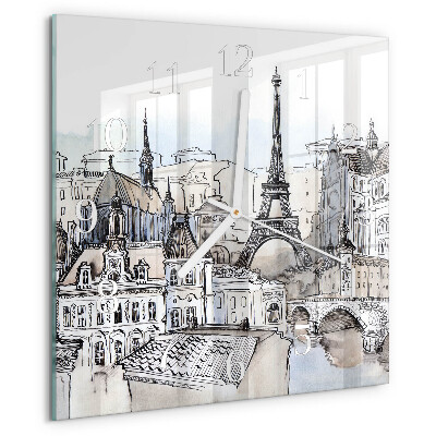 Square wall clock Monuments