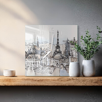 Square wall clock Monuments