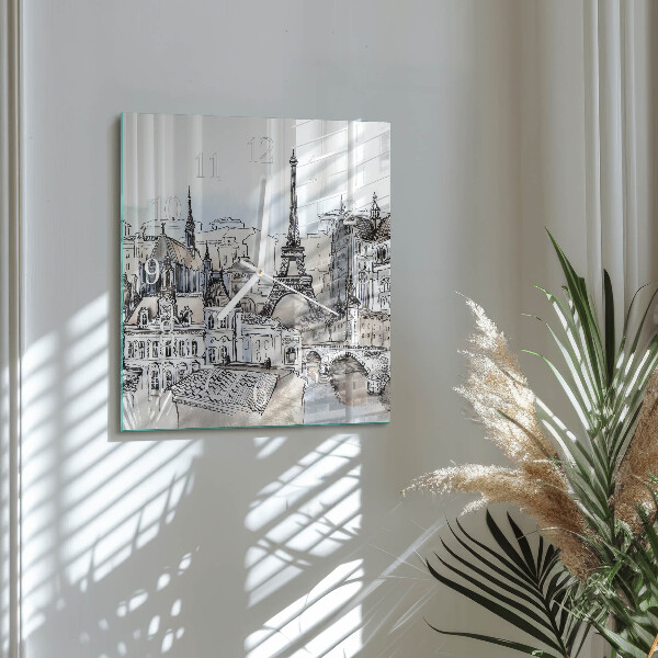Square wall clock Monuments