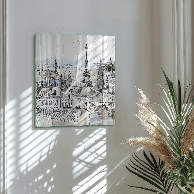 Square wall clock Monuments