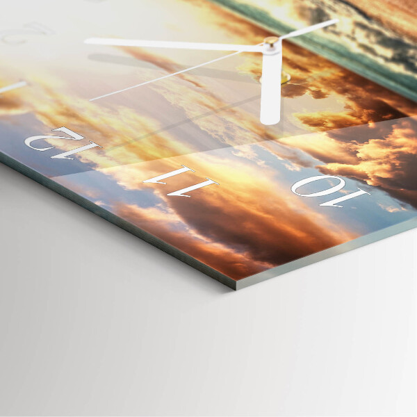 Square wall clock Sand Coast