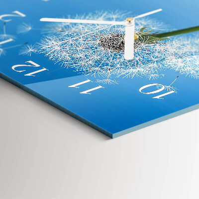 Square wall clock Dandelion