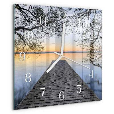 Square wall clock Dusk
