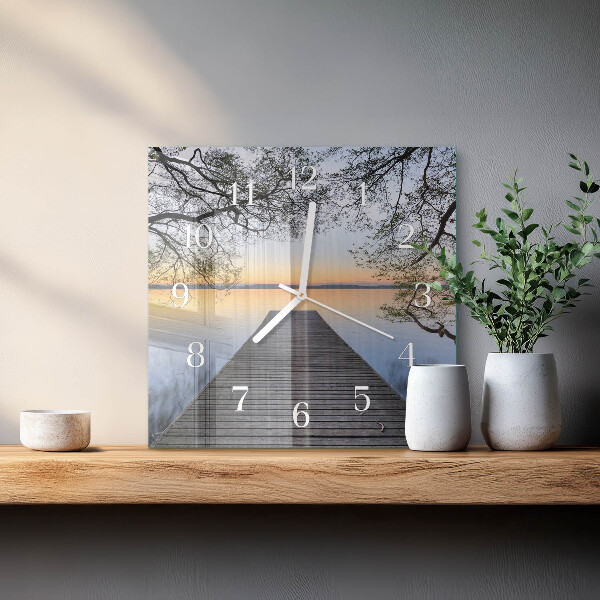 Square wall clock Dusk