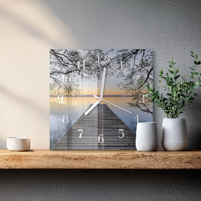 Square wall clock Dusk