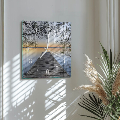 Square wall clock Dusk
