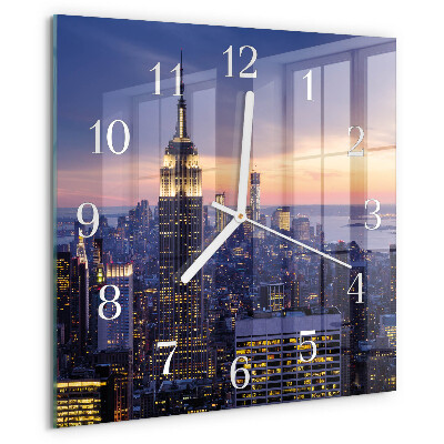 Square wall clock City