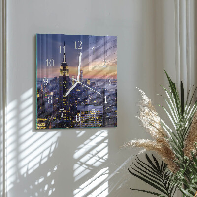 Square wall clock City