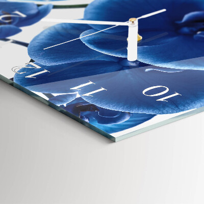 Square wall clock Orchid