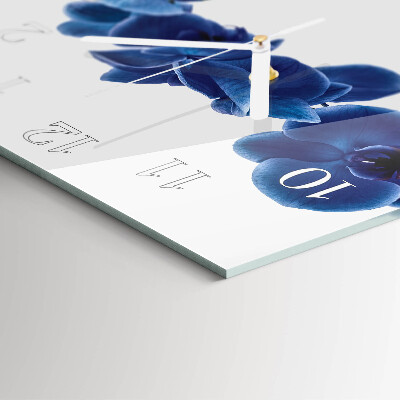 Square wall clock Orchid