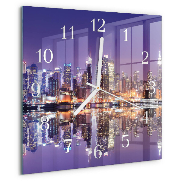 Square wall clock City