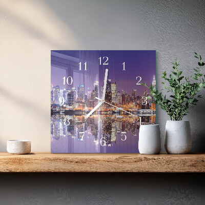 Square wall clock City