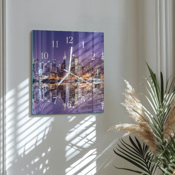 Square wall clock City