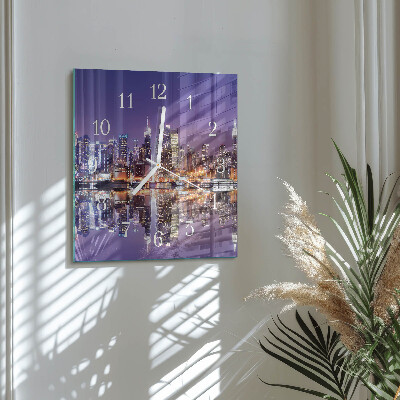 Square wall clock City