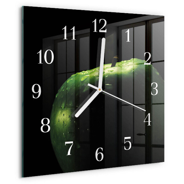 Square wall clock Apple