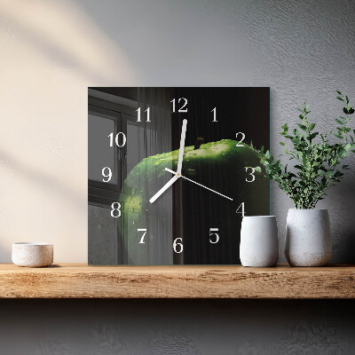 Square wall clock Apple