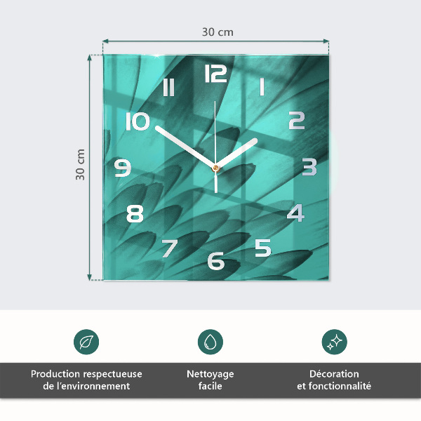 Square wall clock Apple