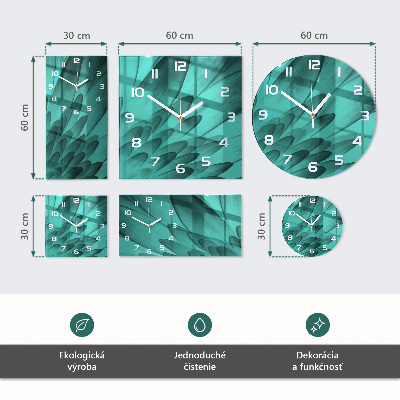 Square wall clock Apple