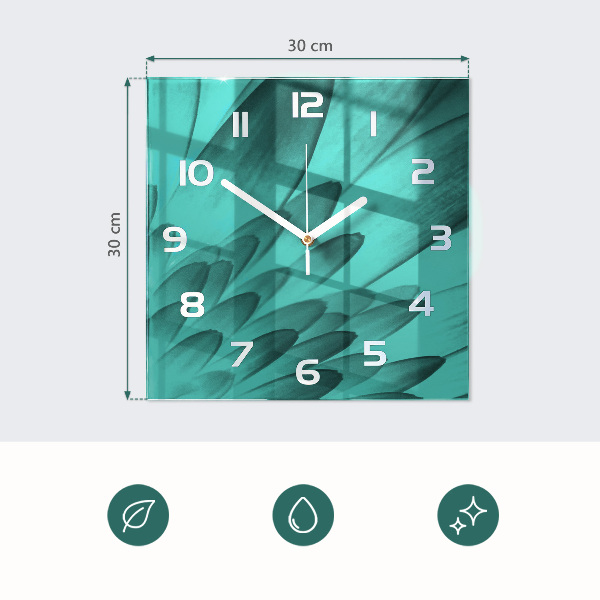 Square wall clock Apple