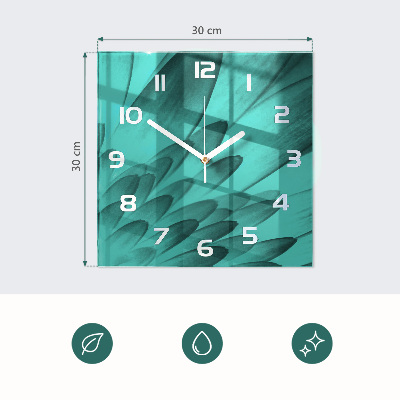 Square wall clock Apple