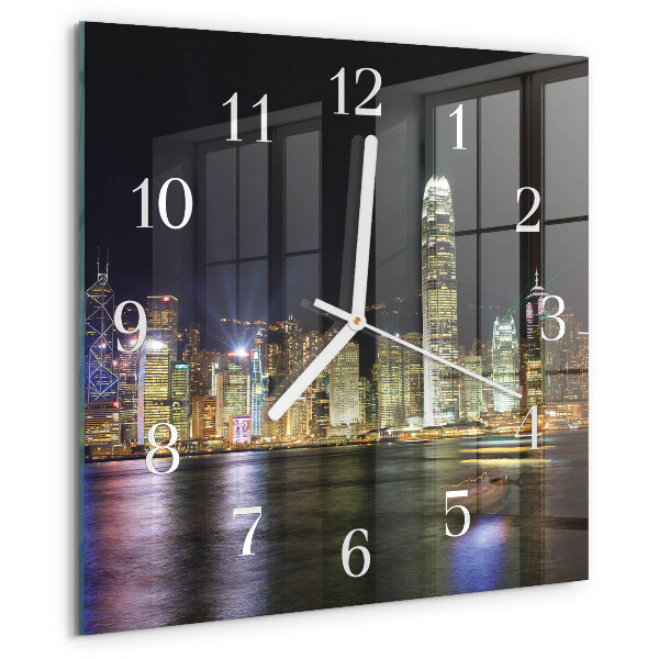 Square wall clock Horizon