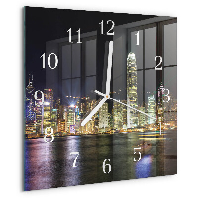 Square wall clock Horizon