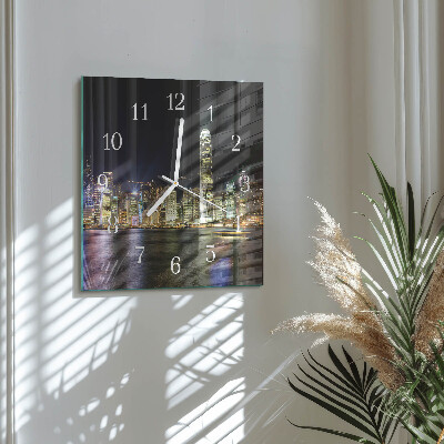 Square wall clock Horizon