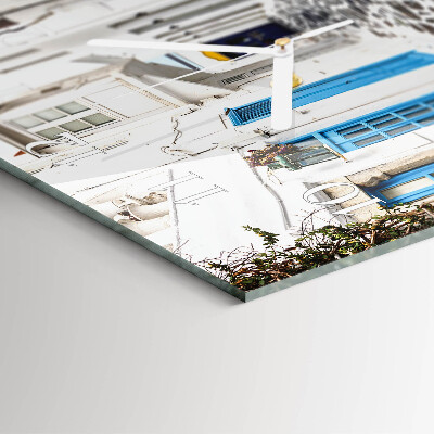 Square wall clock Santorini