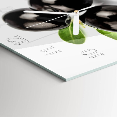 Square wall clock Olives