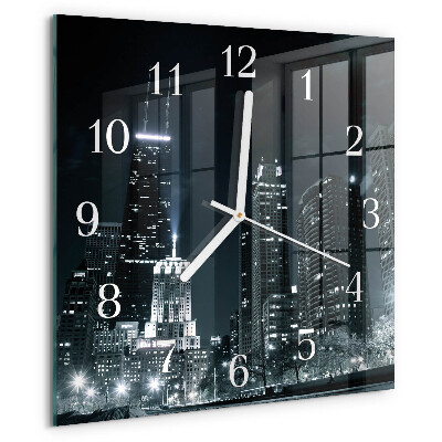 Square wall clock City