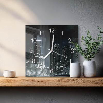 Square wall clock City