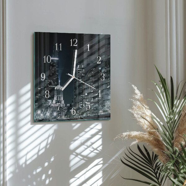 Square wall clock City