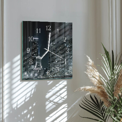 Square wall clock City
