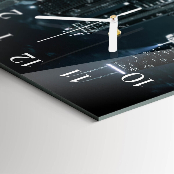 Square wall clock City