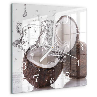 Square wall clock Coconuts