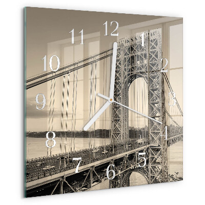 Square wall clock Golden Gate