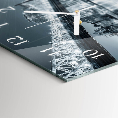 Square wall clock Bridge