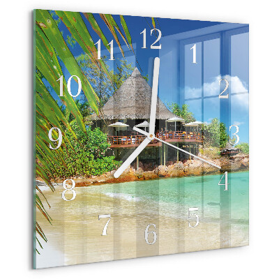 Square wall clock Island