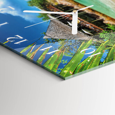 Square wall clock Island