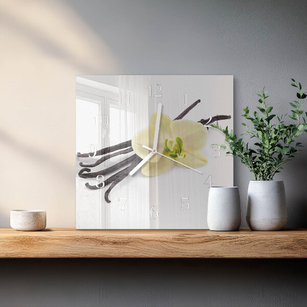 Square wall clock Vanilla