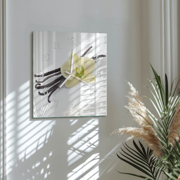 Square wall clock Vanilla