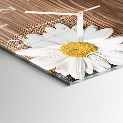 Square wall clock Daisy
