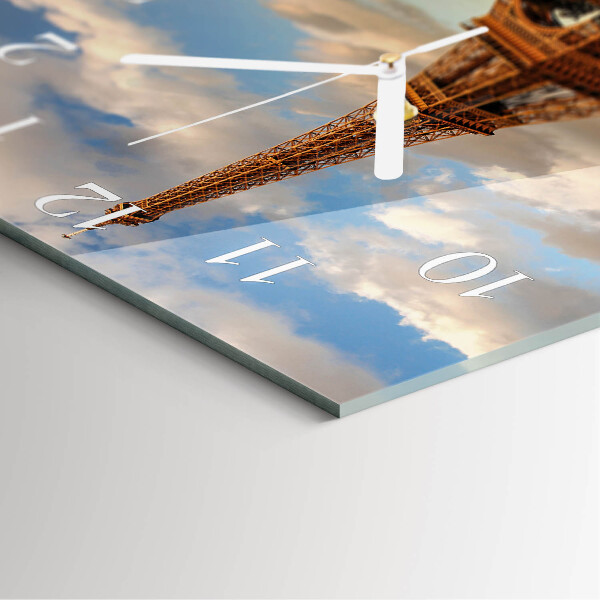 Square wall clock Paris