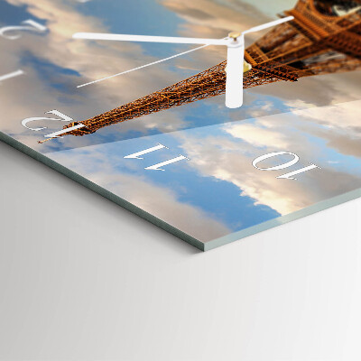 Square wall clock Paris
